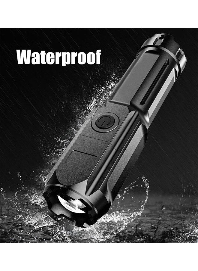 MXN 2 Pcs Rechargeable Flashlights with 1000M Long Throw Super Bright LED Small Powerful Tactical Flashlight with Memory Function, Pocket Waterproof Flash Light for Camping, Emergency - Image 5