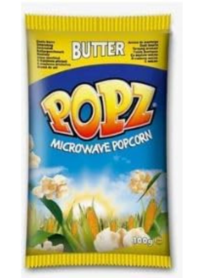 POPZ Butter Flavour Microwave Popcorn, Instant Cinema Snack, 90g - Image 3