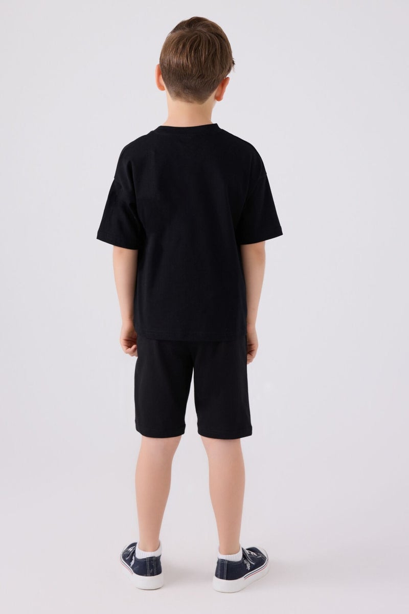 U.S. Polo Assn. Boys Black Bermuda Set  - Image 5