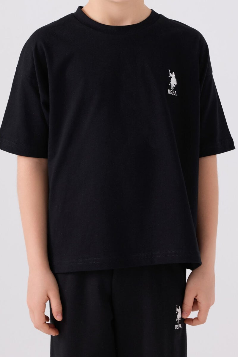U.S. Polo Assn. Boys Black Bermuda Set  - Image 4