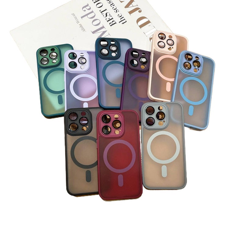 MagSafe iPhone 13 Pro Max Drop Protection Acrylic for iPhone 13 and Full Coverage and Matte Finish in Black - Image 3