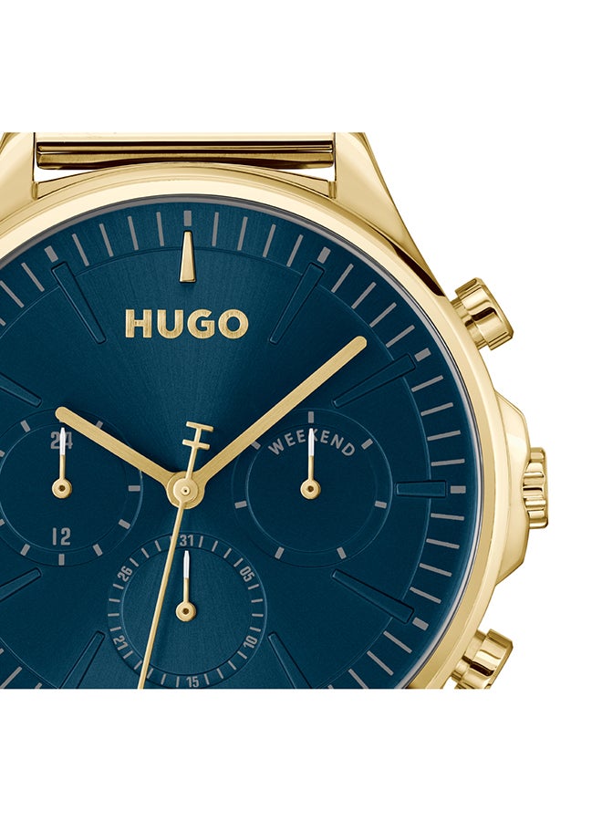 HUGO BOSS HUGO BOSS WATCH ROUND ANALOG MEN'S BLUE CASE WATCH - 1530410 - Image 4