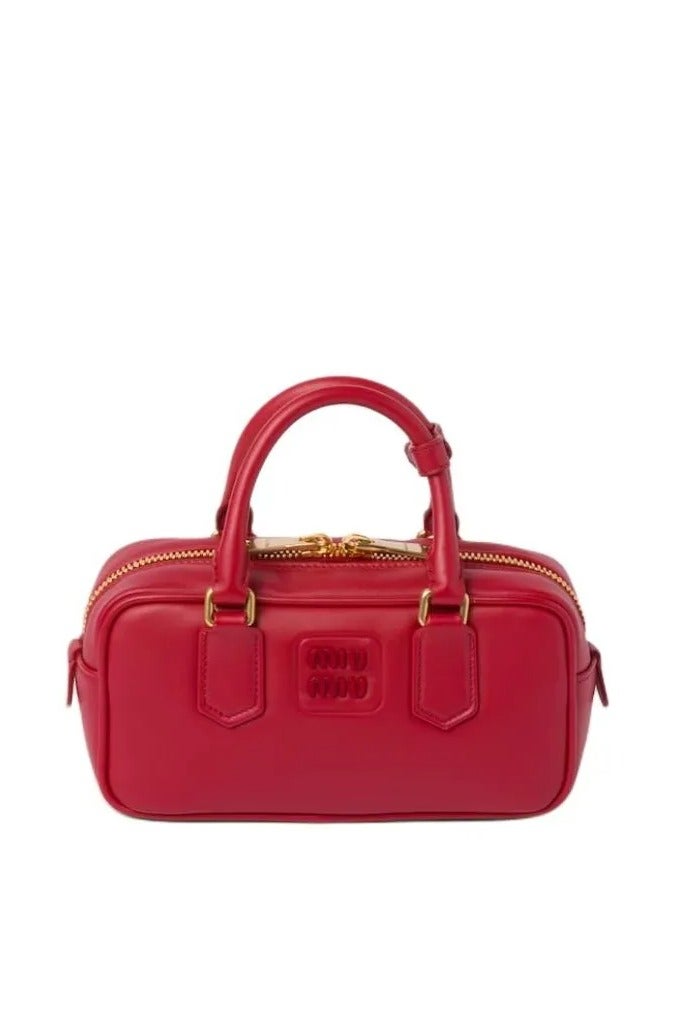 Miu Miu MIU Arcadie Leather Crossbody Hobo Handbag Women Camera With Top Handle  - Image 1