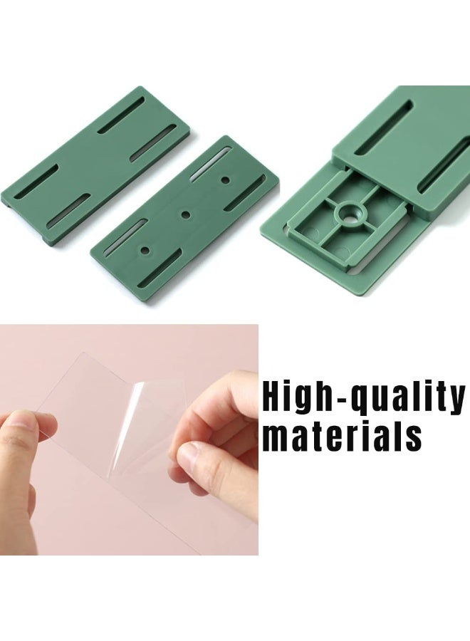 4 Pack Self-Adhesive Power Strip Holder, No-Drill Wall Mount Socket Organizer, Extension Block Holder for Home, Kitchen, and Office - Image 5