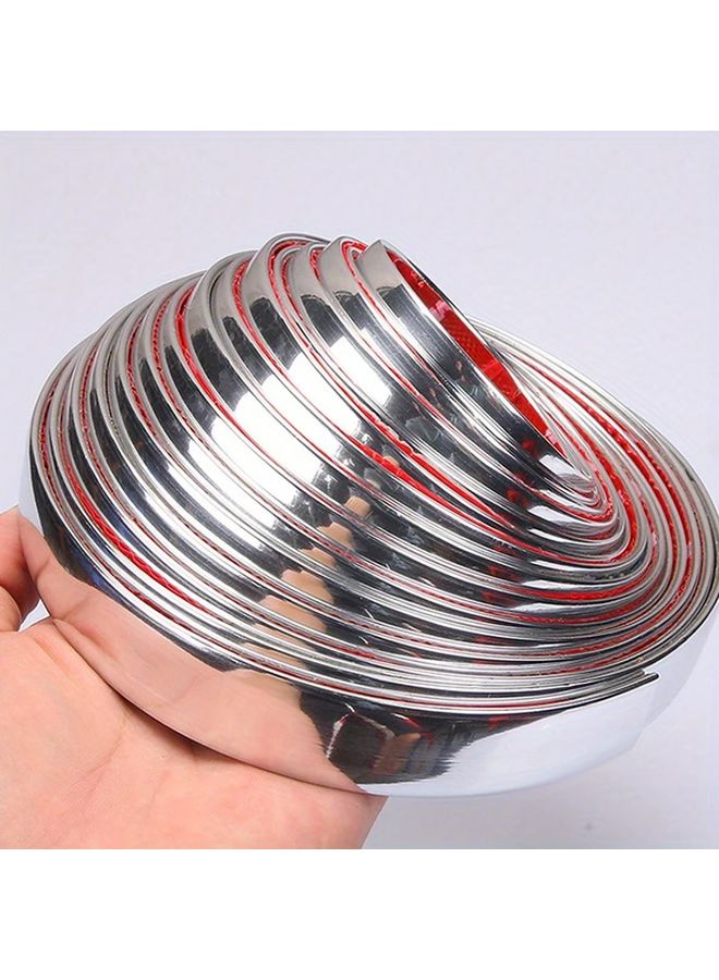 Chrome Car Molding 10mm x 3m Universal Automotive Scratch Proof Decorative Sticker for Car Exterior Interior Body Side Door Window Trim Auto Accessories - Image 3