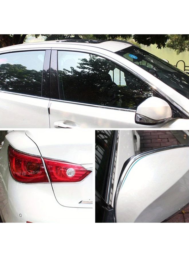 Chrome Car Molding 10mm x 3m Universal Automotive Scratch Proof Decorative Sticker for Car Exterior Interior Body Side Door Window Trim Auto Accessories - Image 5