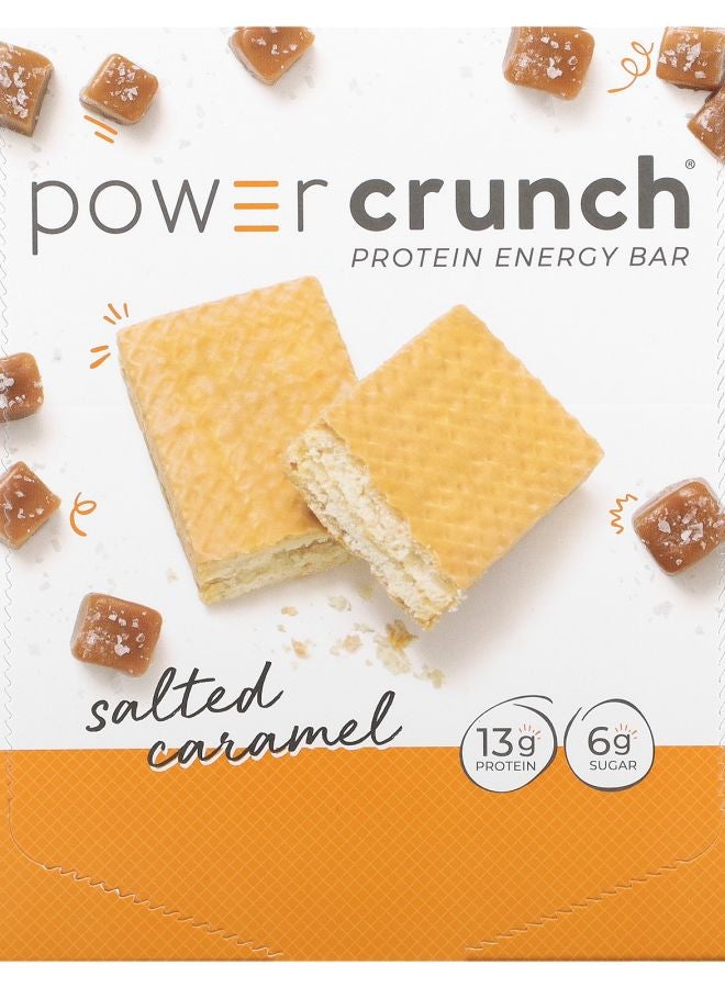 Power Crunch Protein Energy Bar Salted Caramel 12 Bars 1.4 oz (40 g) Each