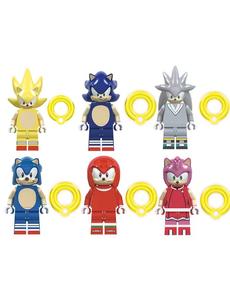 Building Block Figure Set with Ring Accessories - Image 1