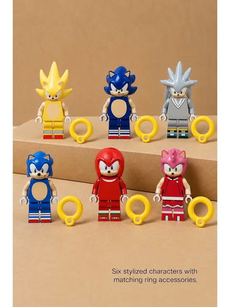 Building Block Figure Set with Ring Accessories - Image 2