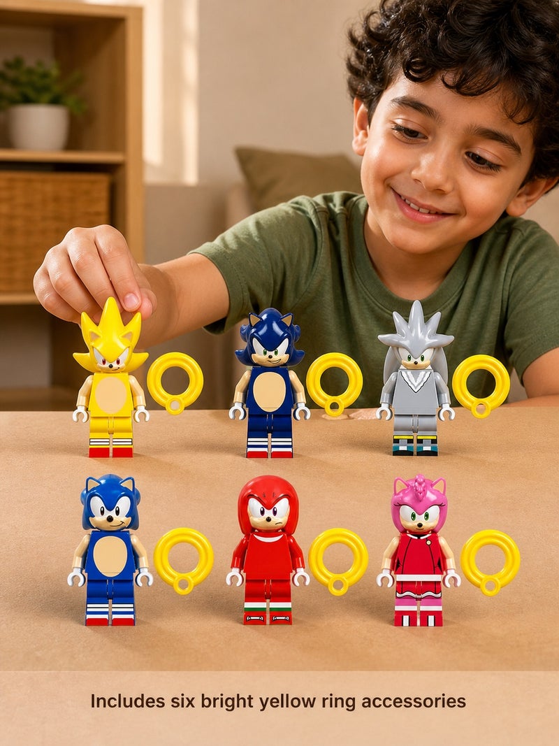 Building Block Figure Set with Ring Accessories - Image 3