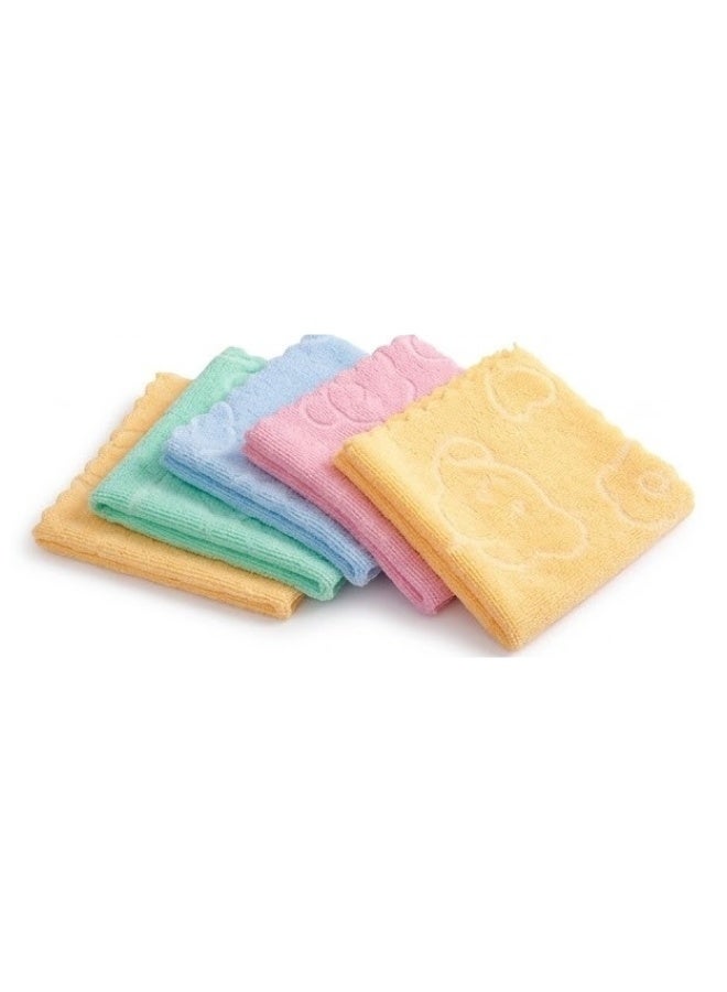 Reusable Microfiber Cleaning Cloths Pack of 5, 30 x 30 cm, Lint Free Household Cleaning Towels - Image 1