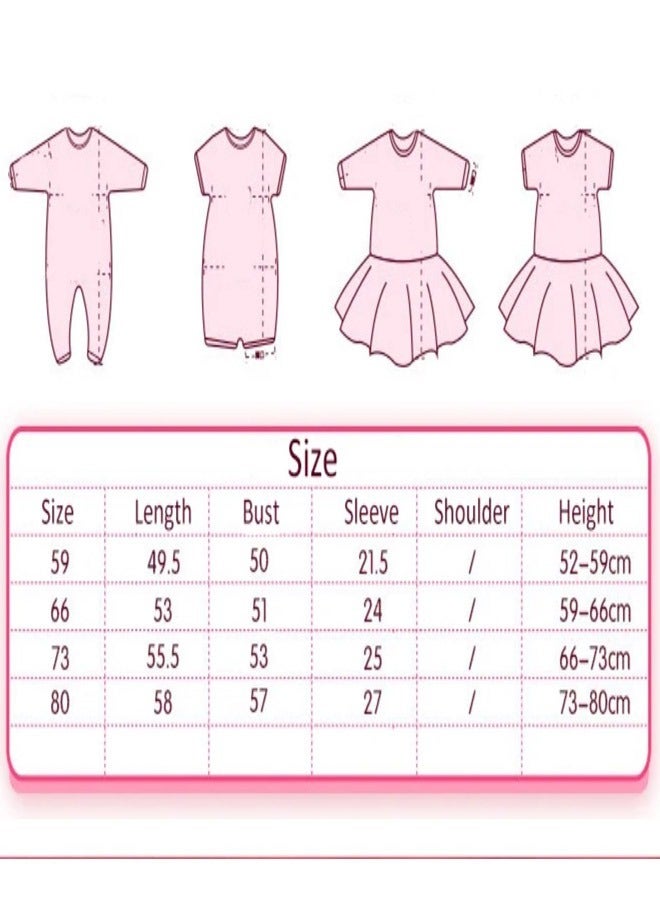 Gerenic Baby Girl Apparel Set, Cute Baby Jumpsuit, Infant Party Outfit with Hat - Image 4