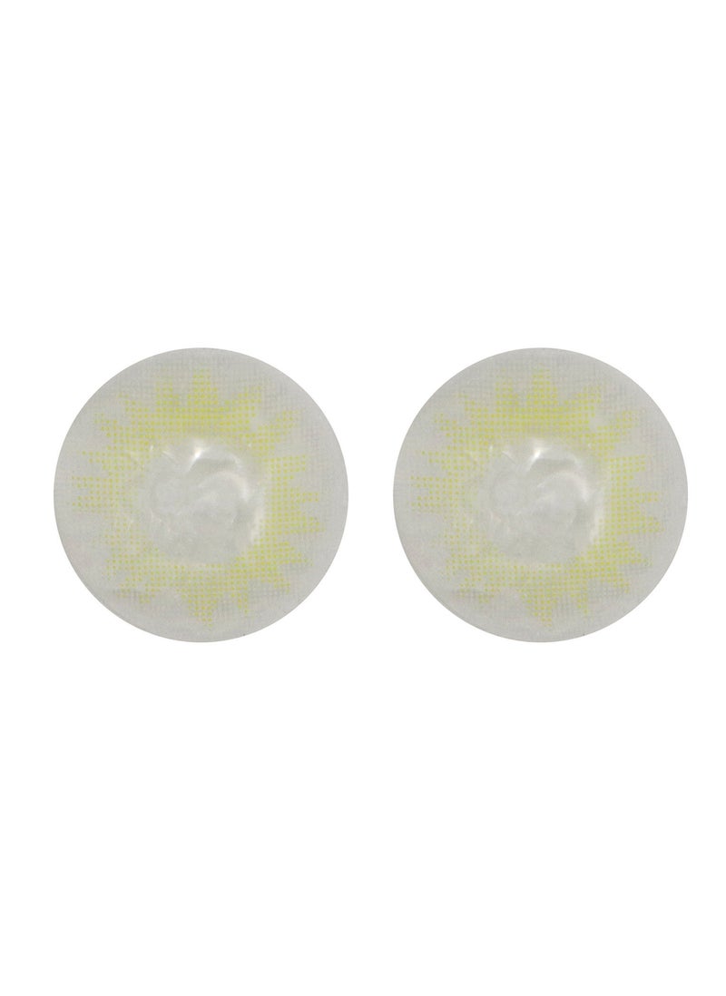 MAROOF MAROOF Daily Wear and Reusable Soft Colored Contact Lenses Green/Clear  - Image 1