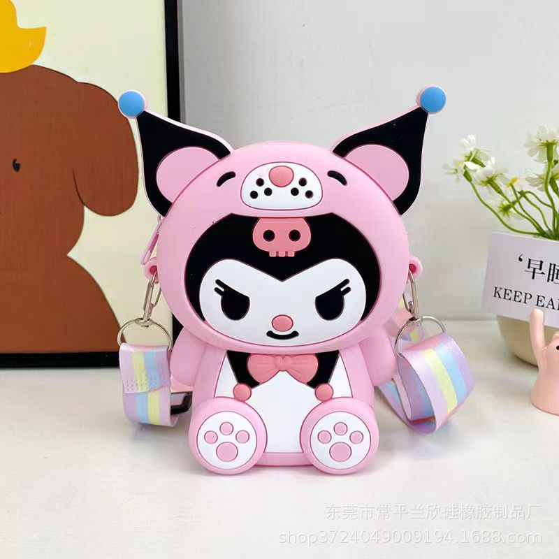 Cute Kidsren'S Silicone Bag Kuromi Cross-Body Coin Purse Clothing Trendyy Girls Shoulder Bag Cartoon Princess Bag - Image 3