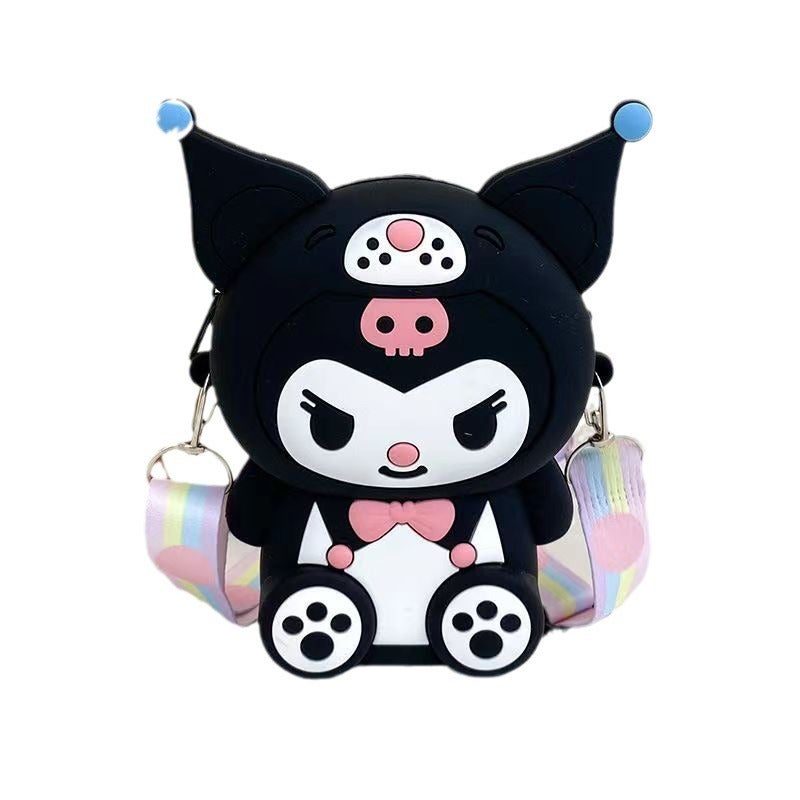 Cute Kidsren'S Silicone Bag Kuromi Cross-Body Coin Purse Clothing Trendyy Girls Shoulder Bag Cartoon Princess Bag - Image 5