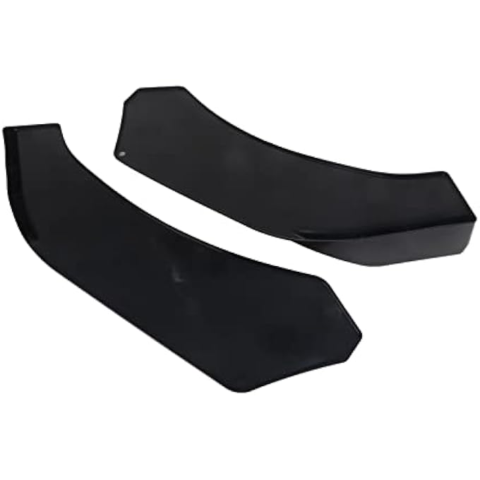 Aqxreight Universal 5 Pieces Car Front Bumper Lip Body Kit Lip Splitter Spoiler Diffuser Canard Protector - Image 2