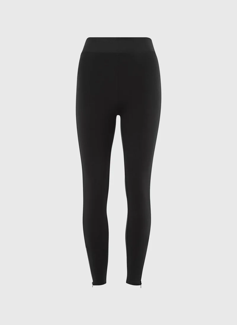 Matalan Black Body Shaper Zip Hem Leggings