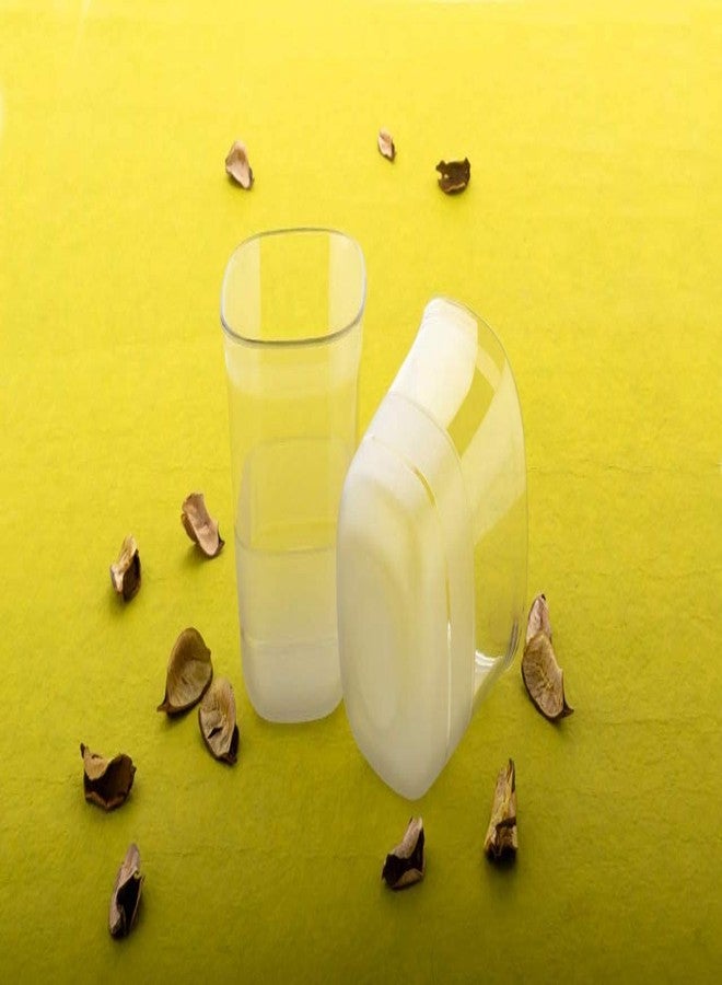 HAPPI Unbreakable Water and Juice Drinking Glass Platinum Beer/Wine/Sharbat/Juice Glass Plastic PET Transparent Stylish Set, 6 Pieces, 250 Ml - Set of 6 - Image 4