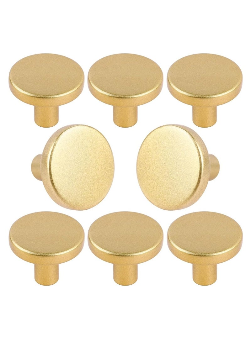 Loquat 8 Pack Round Cabinet Knobs, Drawer Handle Pulls for Kitchen, Bathroom, Dresser - Image 1