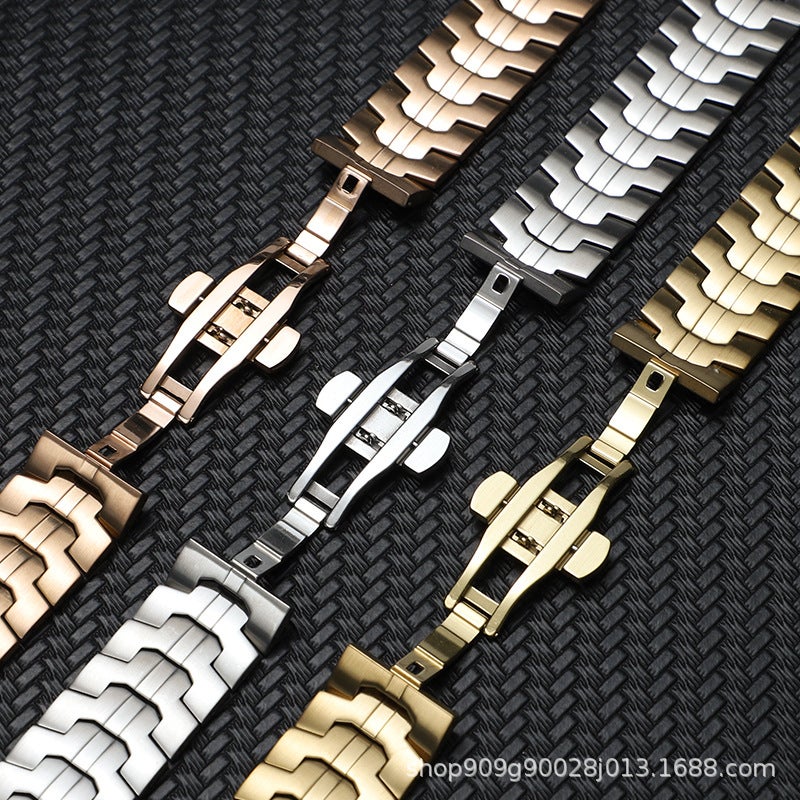 مناسب لساعات هواوي GT4 وسامسونج جالاكسي ووتش S9 ساعة ذكية معدنية آيرون مان مع - Image 4