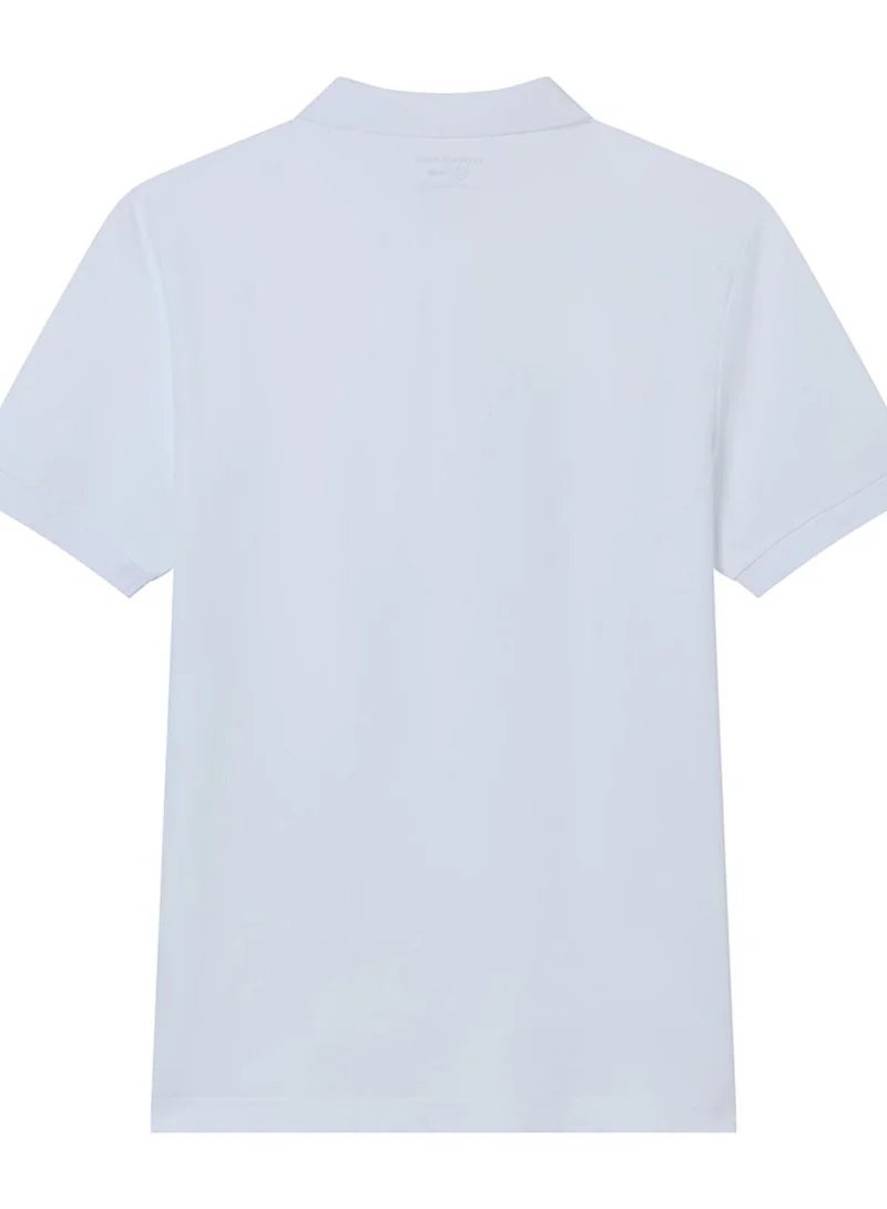 GIORDANO  Men’s Slim Solid Pique Polo with Flat Knit Collar & Soft Finish for Men | Best Price UAE