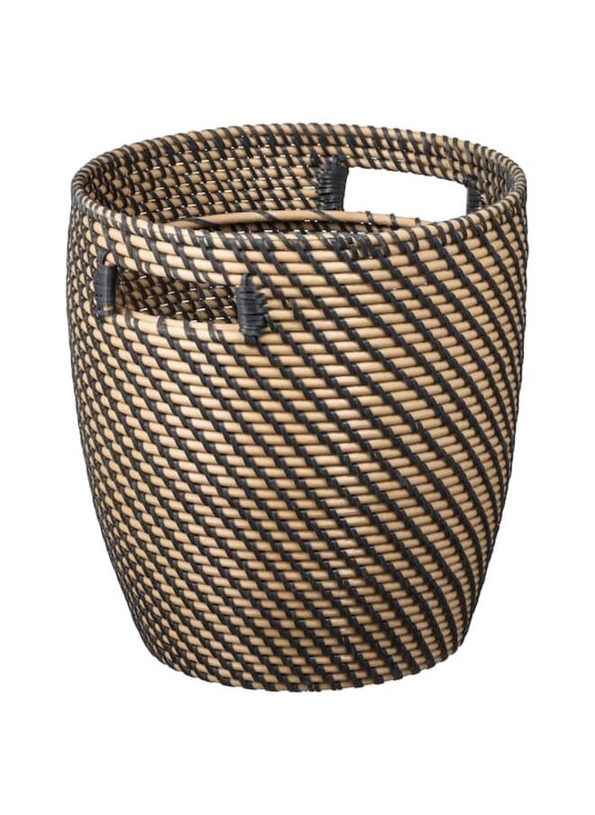 Plant Pot In And Outdoor Dark Grey And Beige 24 Cm - pzsku/ZEBA316A797950CBF4715Z/45/_/1692347944/ee0516c6-f65e-4f06-858b-069c0933a025