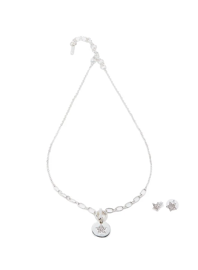 Nine West NINEWEST 19B01693 NECKLACE SILVER