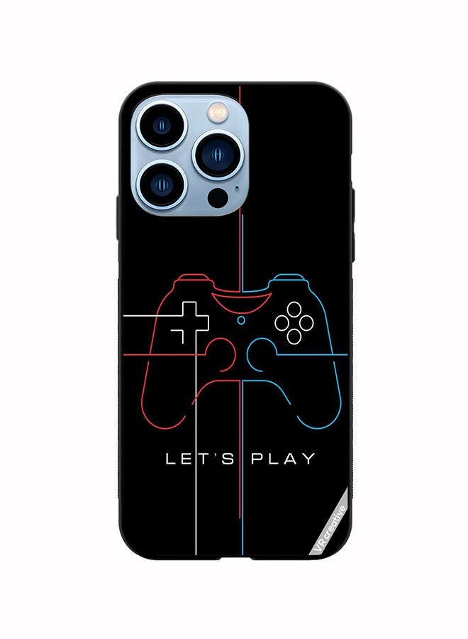 VR CREATIVE Protective Case Cover For Apple iPhone 13 Pro Lets Play Design Multicolour - Image 1