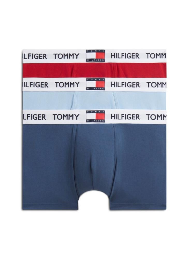 TOMMY HILFIGER 3-Pack Heritage Logo Waistband Trunks - Image 1
