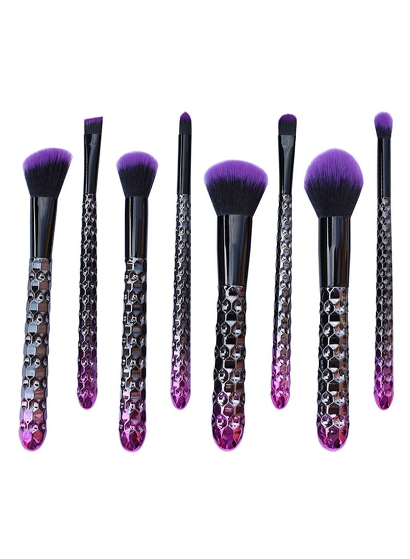8-Piece Makeup Brush Set Multicolour - Image 1