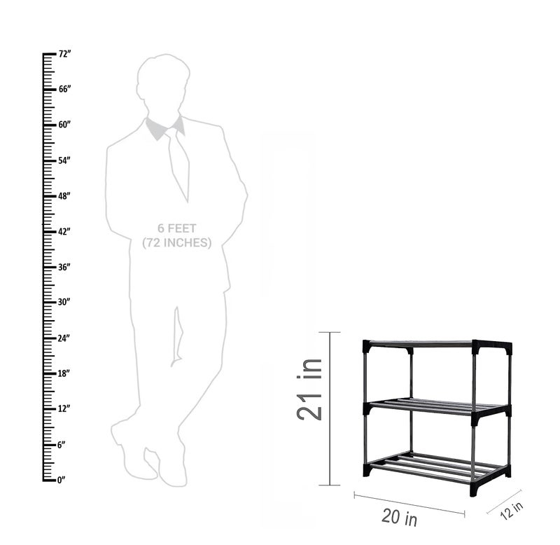 Urban Choice Book Shelf Rack Home Library Study (3 Shelves) - Image 4