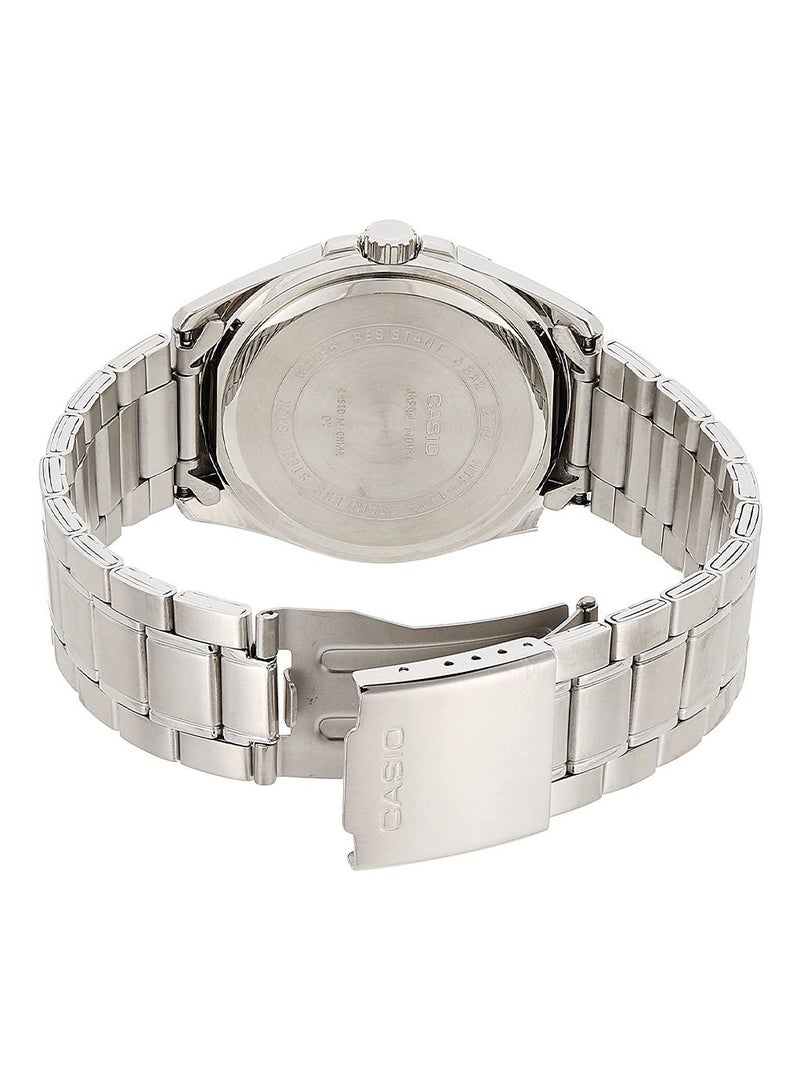 CASIO Men's Stainless Steel Analog Quartz Watch MTP-1308D-1BVDF - Silver - Image 2