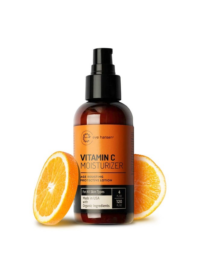 Eve Hansen - Eve Hansen Vitamin C Face Moisturizer - Lightweight Hydrating Cream with Vitamin B, Green Tea, Jojoba Oil - Cruelty-Free & Natural Ingredients - 4 oz - Image 1