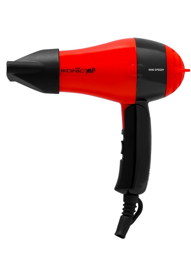 IKONIC - Mini Speedy Hair Dryer Red - Image 1