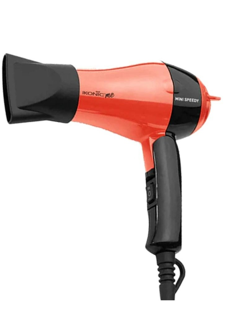 IKONIC - Mini Speedy Hair Dryer Red - Image 1