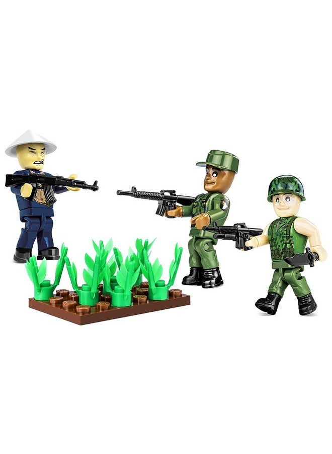 COBI COBI TOYS Historical Collection Vietnam War US Army Soldiers Figures - Model Interlocking Building Block Set # 2047  - Image 1