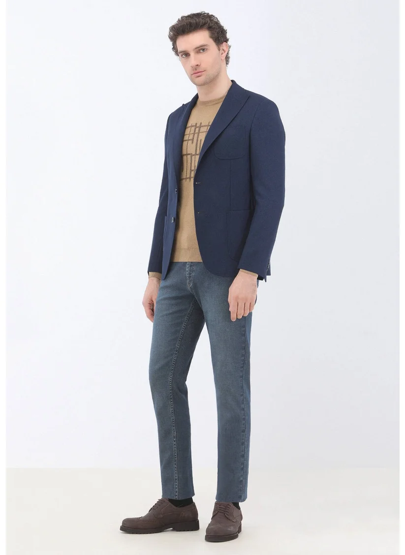 كيب Camel Hair Crew Neck Wool Blend Knitwear