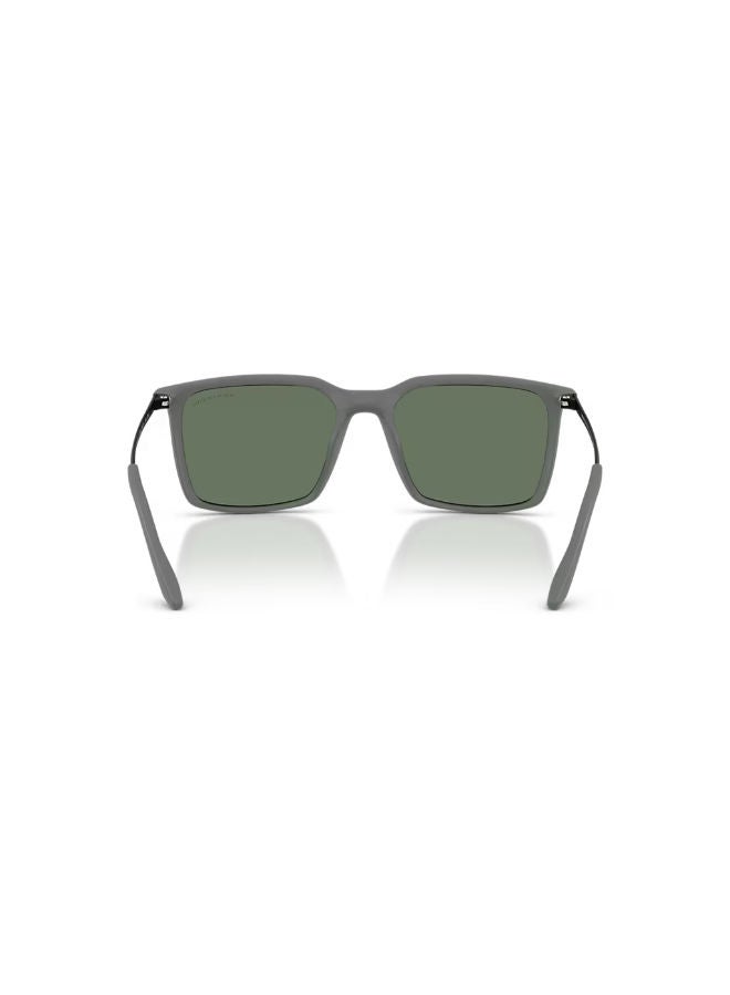 Armani Exchange Full Rim Unisex Square Sunglasses 55 0AX4170SU - Image 4