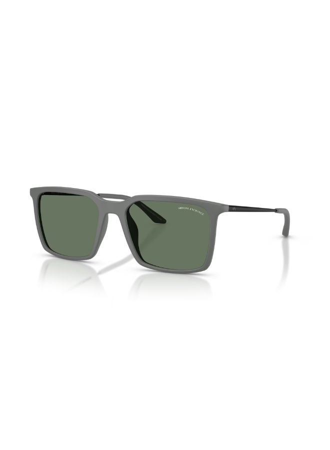 Armani Exchange Full Rim Unisex Square Sunglasses 55 0AX4170SU - Image 1