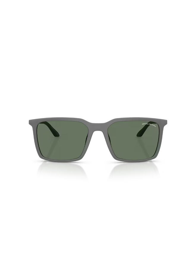 Armani Exchange Full Rim Unisex Square Sunglasses 55 0AX4170SU - Image 2