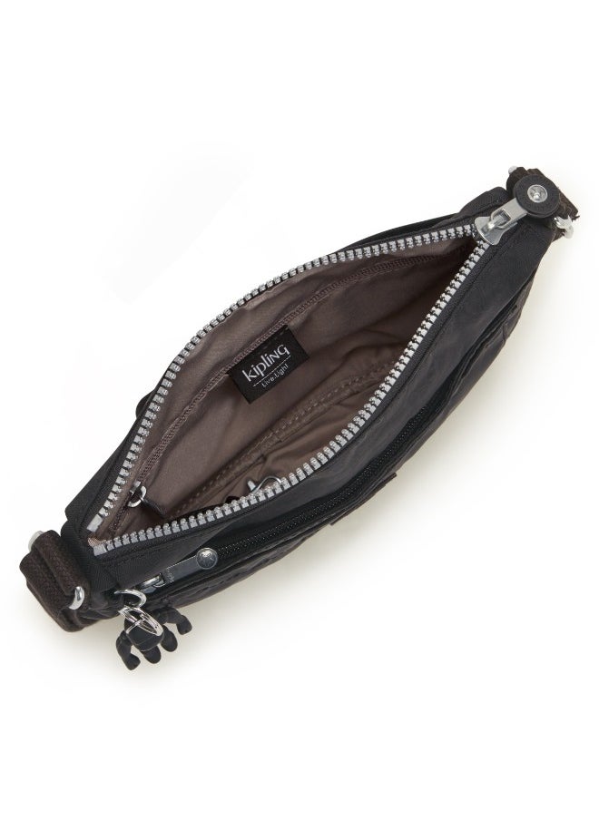 kipling Small Crossbody Female Black Noir Sebastian  - Image 3