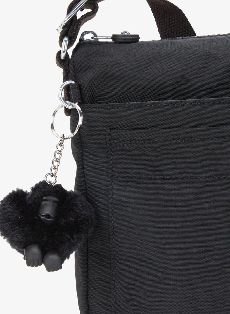kipling Sebastian Female Small Crossbody - Black Noir - Image 4