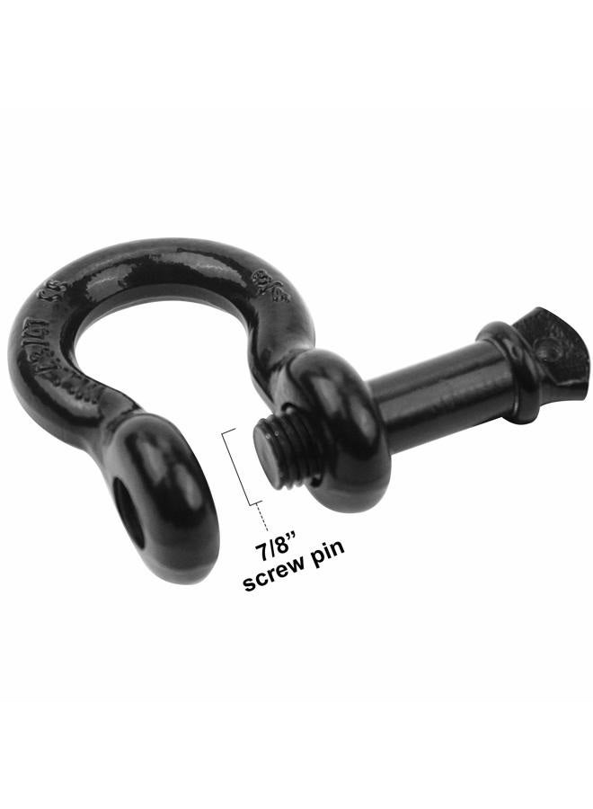 Robbor Shackles 3/4"(2 Pack) D-Ring Shackle Rugged 28.5 Ton (57,000 Lbs) Maximum Break Strength Heavy Duty Tow Shackles Perfect Shackle work with Tow Strap, Winch, Off-Road Jeep Truck Vehicle Recovery - Image 5