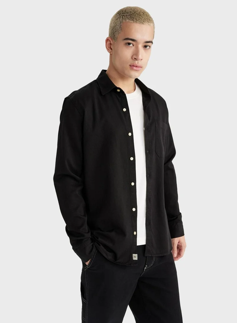 DeFacto Man Regular Fit Long Sleeve Shirt