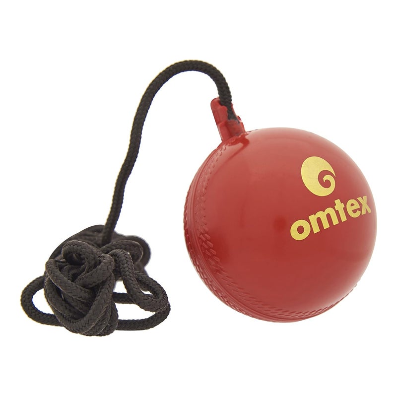 omtex Cricket Hanging Ball (HK Red) - Image 3
