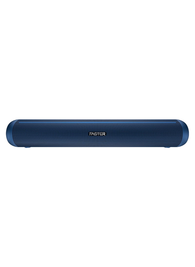 Faster NEXON Z30 Portable 30W Bluetooth Speaker - Wireless Speaker for PC, Laptop, TV, Smartphone & Tablet - Mini Home Theater with Surround Sound - USB/Aux/TF Card Support, Plug & Play - Deep Rich Powerful Sound (Blue)  - Image 1