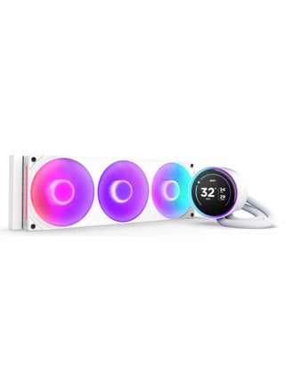 Kraken Elite 360 RGB (2024) AIO Liquid CPU Cooler, 360mm Radiator, 2.72" IPS 60Hz LCD Display, F360 RGB Core Fan, 75.12 CFM Airflow, 2400 RPM Fan Speed, Fluid Dynamic Bearing, White | RL-KR36E-W2 - pzsku/ZEBA3943349A8C385CEDDZ/45/1744360711/eb752df8-4478-4191-9982-980b9aa15872