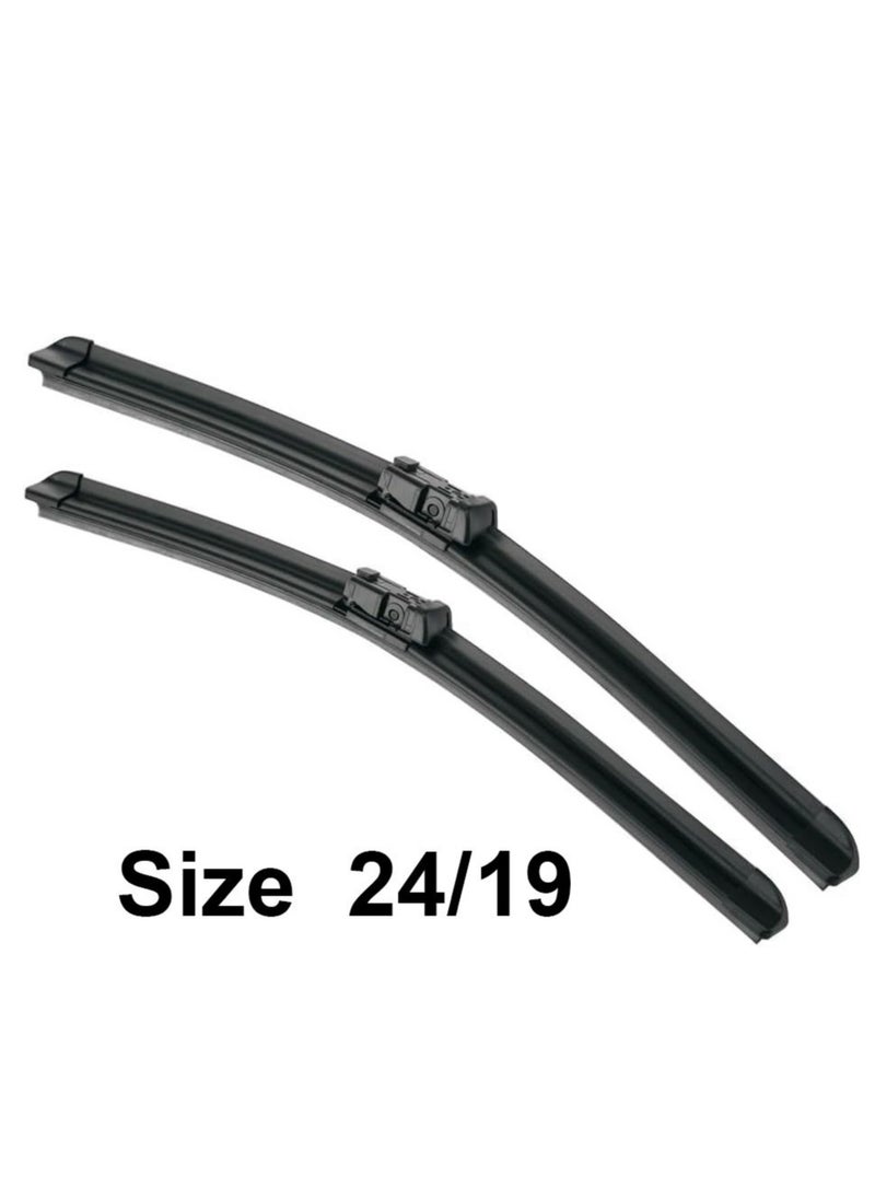 كريستال - طقم ريشة مساحات متخصصة لـ VW GOLF5، 19-24 بوصة - Image 1