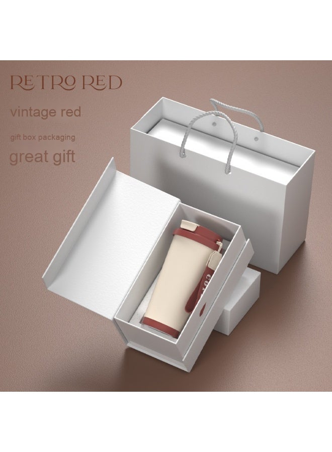 Anna Gift Boxed 316 Stainless Steel Dual-Use Car Cup with Large Capacity Straw for Coffee and Water - Image 1