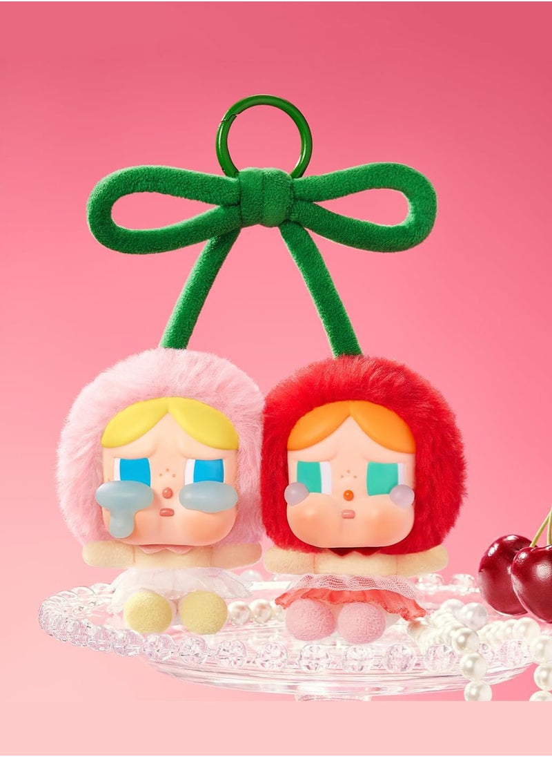 POP MART POP MART Crybaby Crying for Love Series Vinyl Plush Hanging Card (Love You Cherry Much) Collectible Figures Collectors Art Toy Toy Figures Gift 1 Piece  - Image 4